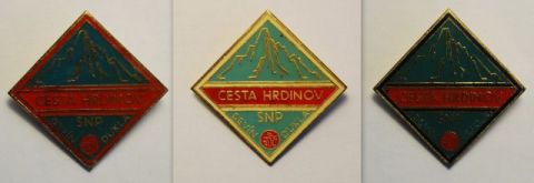 Séria odznakov po splnení podmieok CH SNP