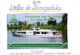 Loďou do Sárošpataku