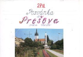 Pozvánka do Prešova